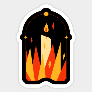 Soul Illumination Candle Sticker